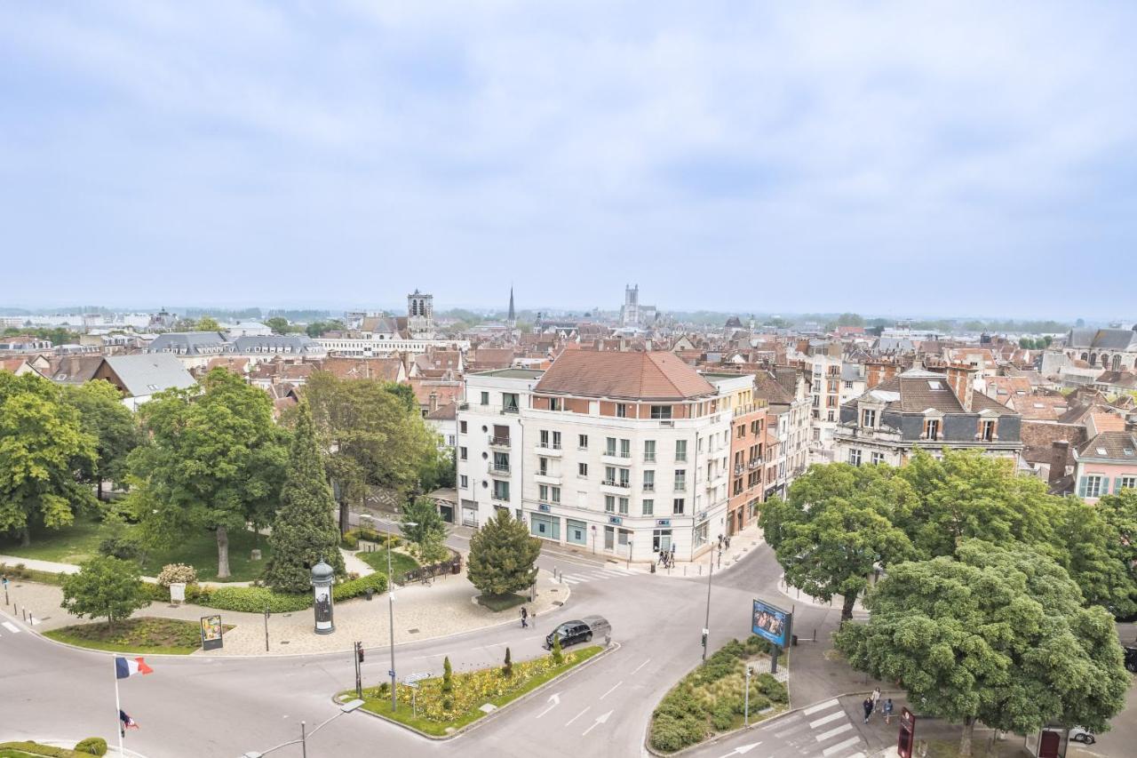 Evasion Urbaine - Vue Panoramique - Proche Gare Lejlighed Troyes Eksteriør billede