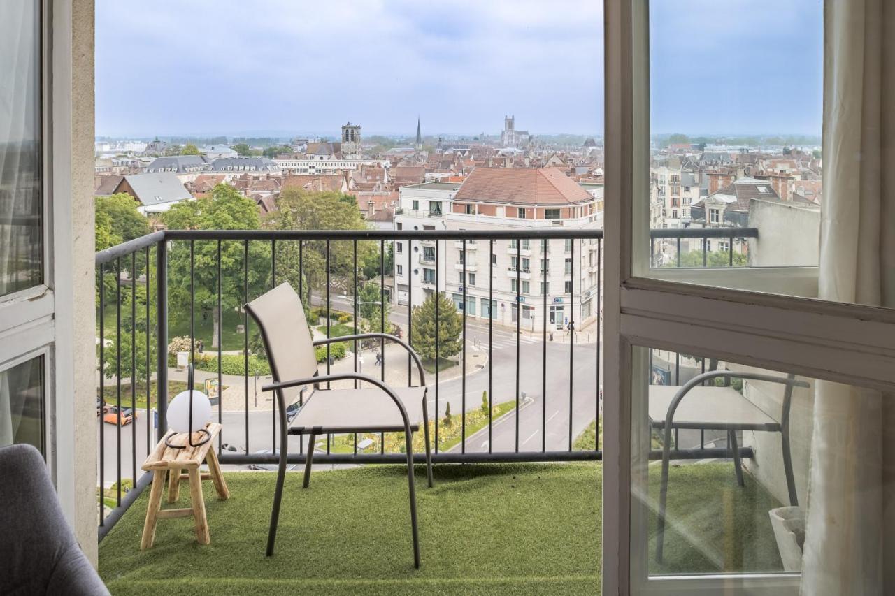 Evasion Urbaine - Vue Panoramique - Proche Gare Lejlighed Troyes Eksteriør billede