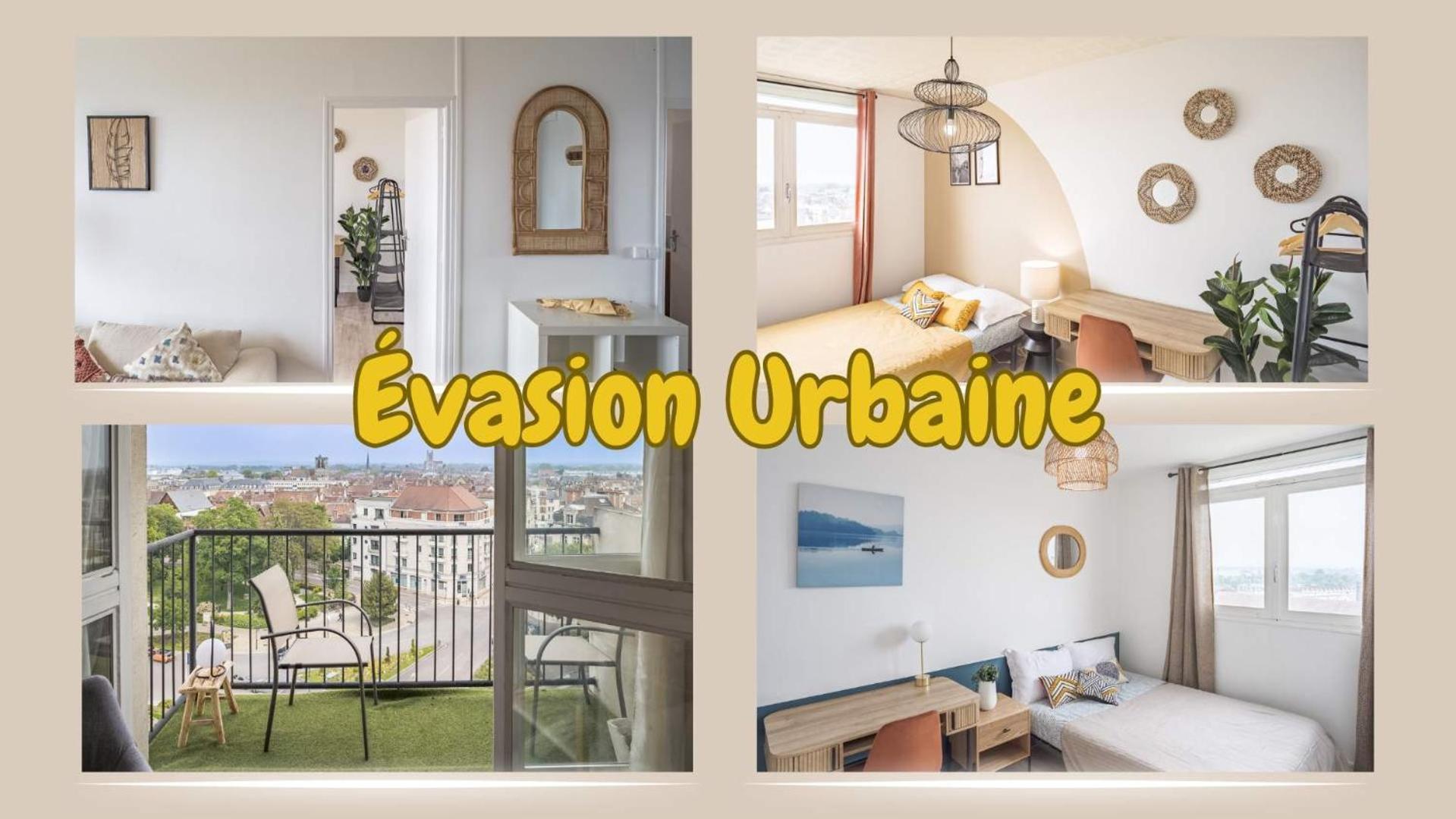 Evasion Urbaine - Vue Panoramique - Proche Gare Lejlighed Troyes Eksteriør billede